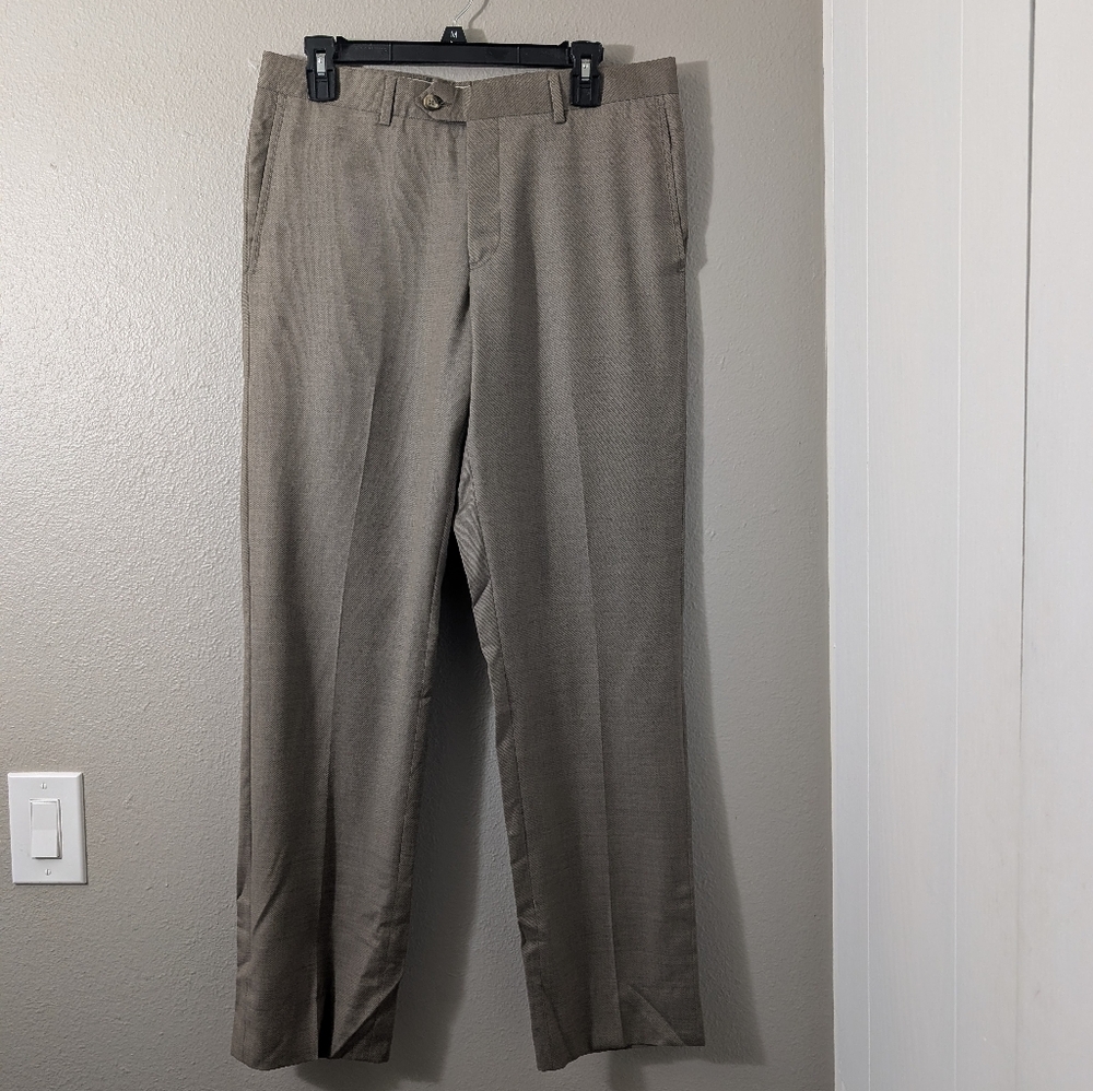 Nordstrom Men's Shop Classic Tan Pants Dress Pants